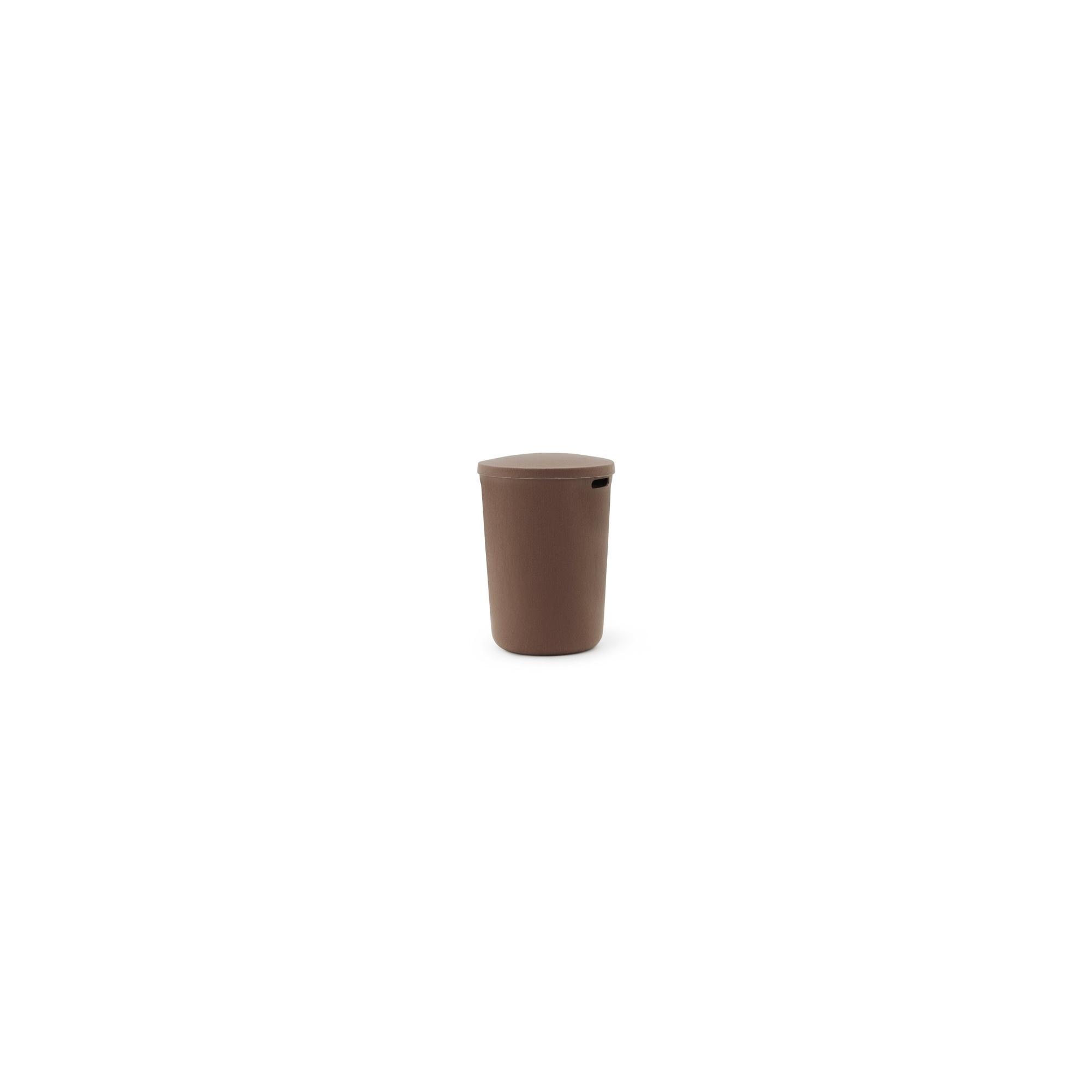 Normann Copenhagen Hide Vasketøjskurv Brun  5715396097330