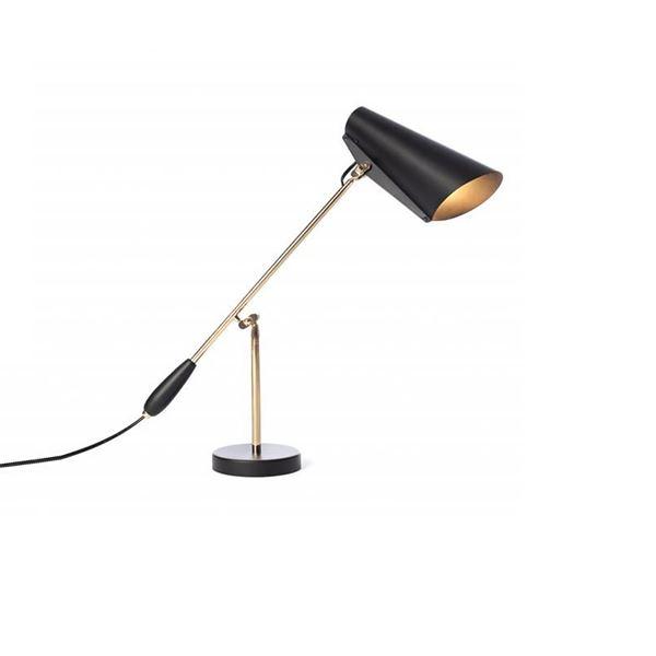 Northern Birdy Bordlampe i Sort - Klassisk Design fra 1952