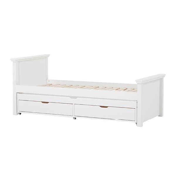 Hoppekids Deluxe Seng M Udtræksseng Og Skummadras - 90x200 Cm  5706558719887