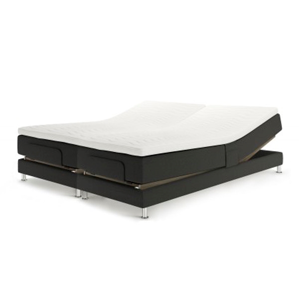 Jensen Diplomat Dream Elevationsseng - Softline 1 - 180x200 Cm - Lysegrå - Ekstra Fastekstra Fast