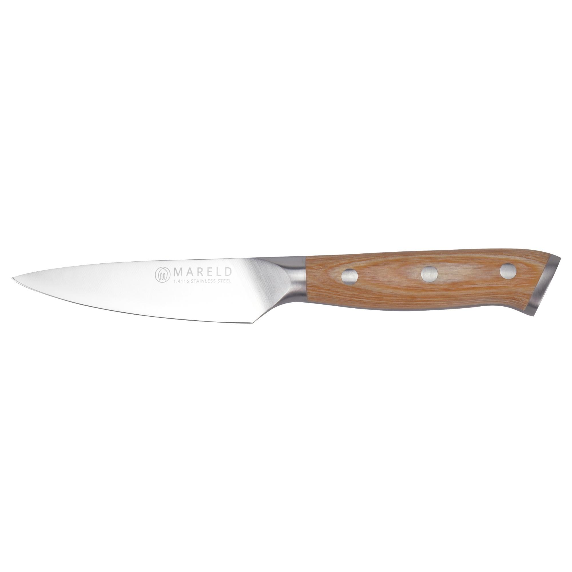 Mareld European Urtekniv 9 cm i Lys Træ - Køkkenmust-have!