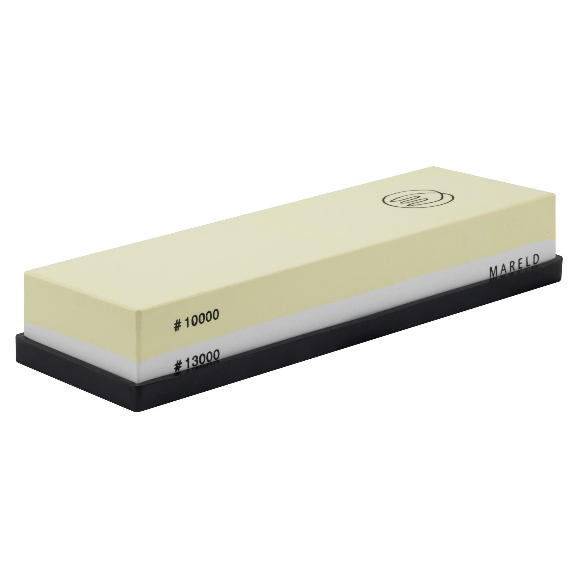 Mareld Slibesten 1000/3000 med Bambusholder og Vinkelguide