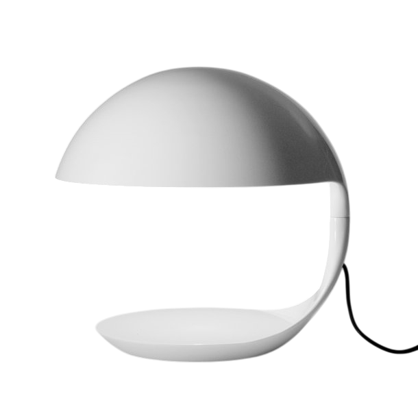 Cobra Bordlampe i Hvid fra Martinelli Luce - Unik Design