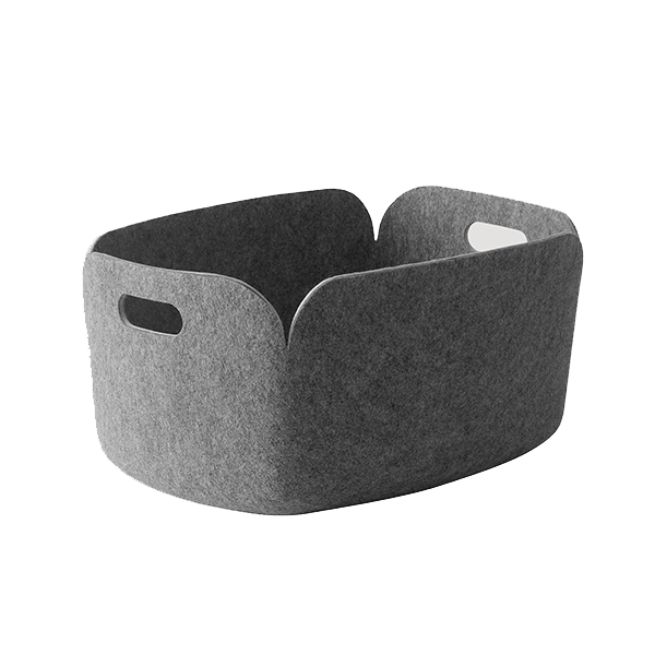 Muuto Restore Opbevaringskurv 48x35 Grey Melange