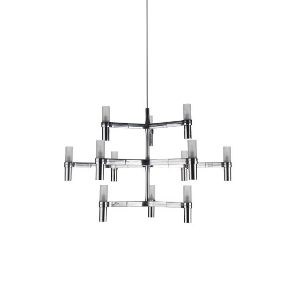 Nemo Crown Minor Pendel - Poleret Design med 12 Lyskilder