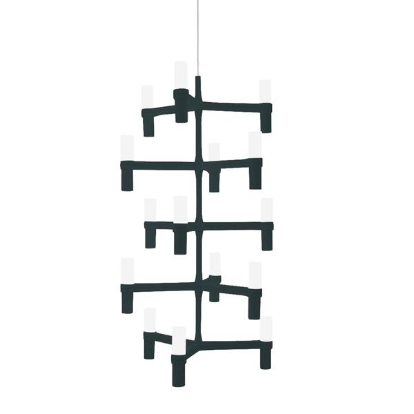 Nemo Crown Multi Pendel - Elegant Sort Belysning