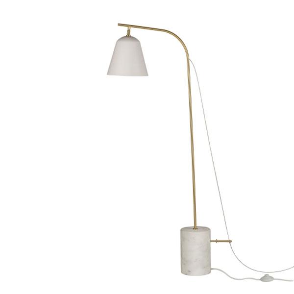 Norr11 Line One Hvid Gulvlampe - Håndlavet Design