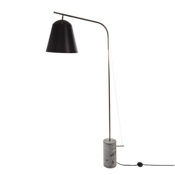 Norr11 Line Two Gulvlampe i Sort - Håndlavet Design