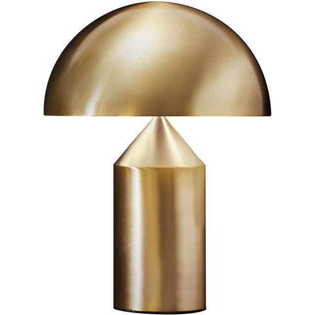 Oluce Atollo 239 Bordlampe 38 Cm Guld