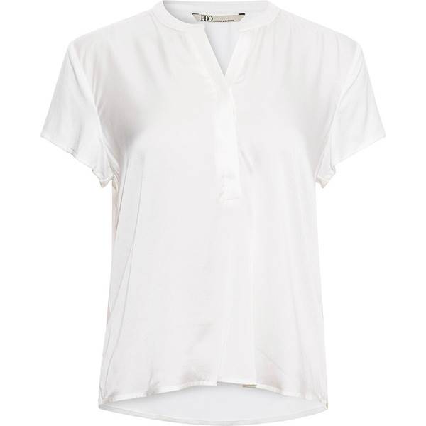 Elegant PBO Top med Silke - Star White, Stilfuld Design
