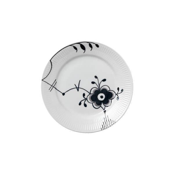 Royal Copenhagen Sort Mega Riflet Tallerken - 19 Cm - Nr 6  5705140709978