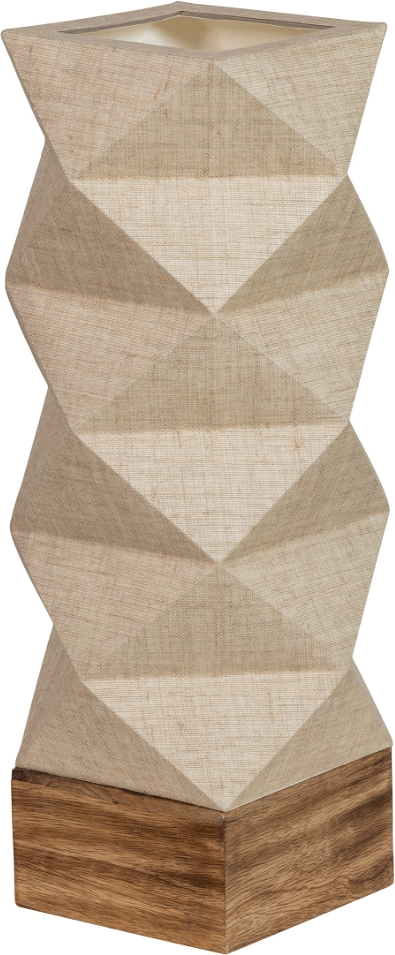 Brett Bordlampe i Natur - Elegant Nordisk Design
