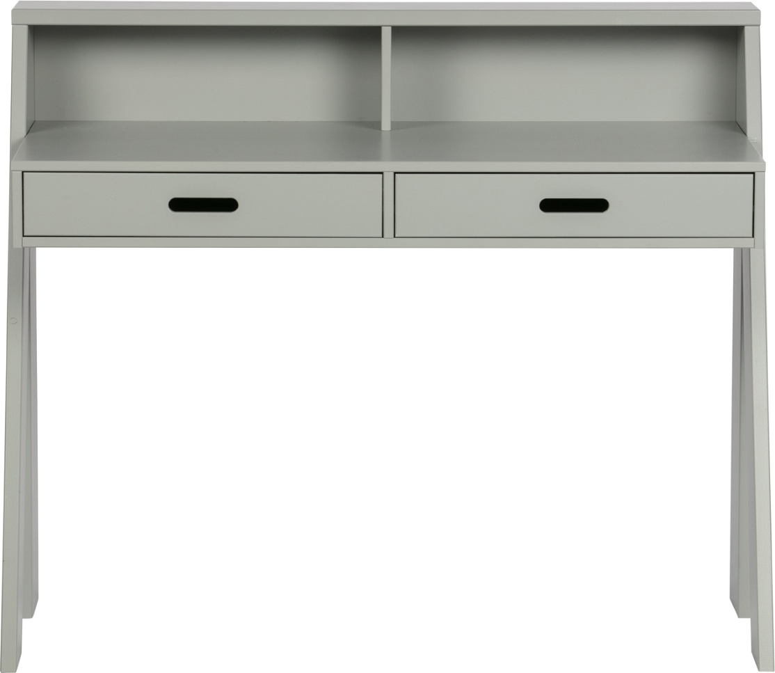 WOOOD Connect Skrivebord i Grå Fyrretræ – Stilfuldt Design