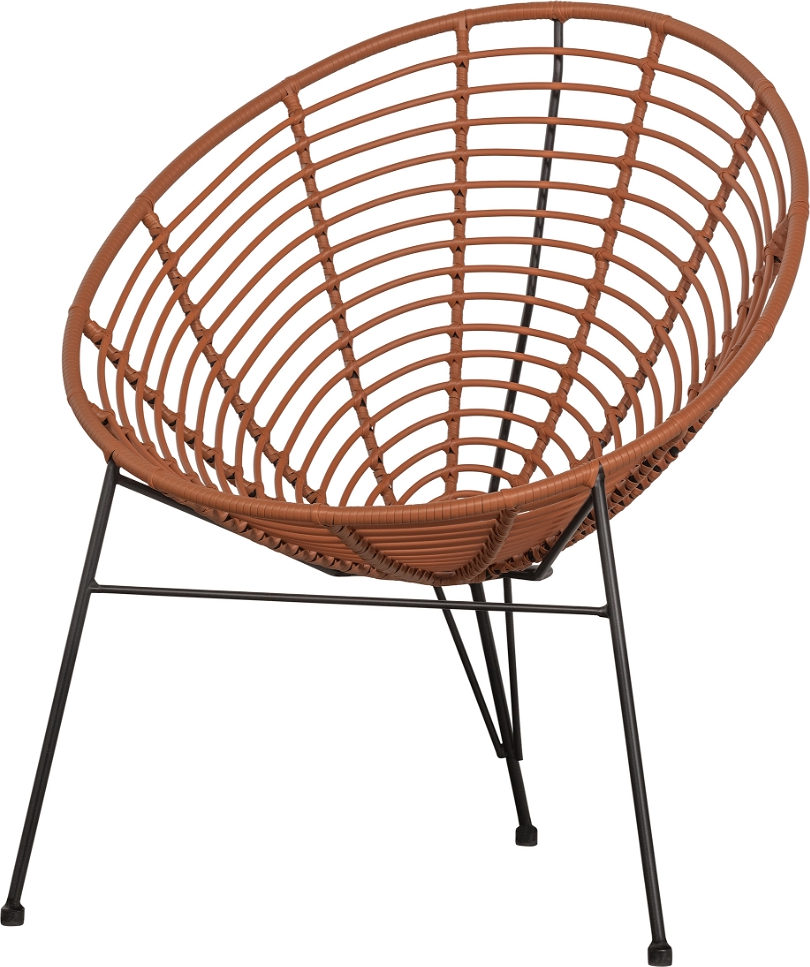 Jane Loungestol i Brun - Elegant og Komfortabel Design
