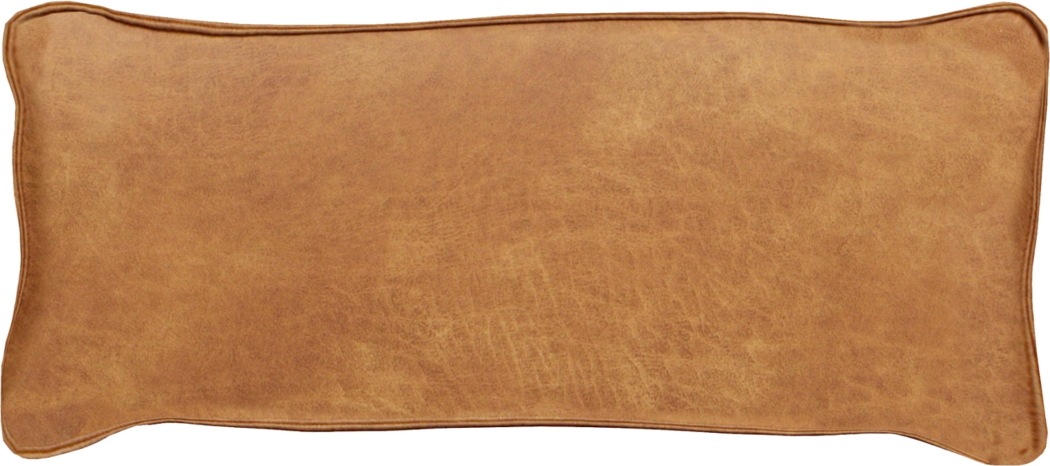 Bean Pude til Sofaserien - Lysebrun Læderlook 30x70 cm