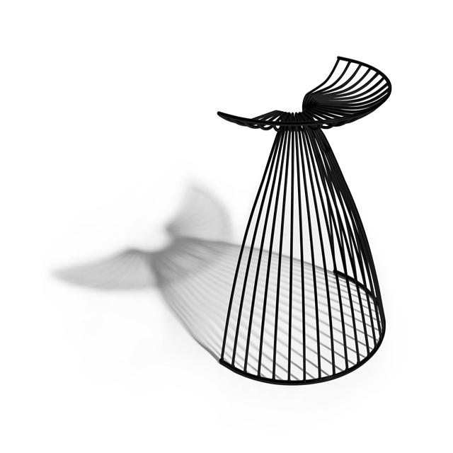 Møbel Copenhagen Angel Barstol i Sort - Elegant Design