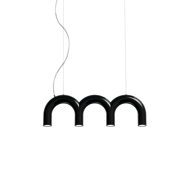 Oblure Arch Triplette Pendel Sort  7350135420611