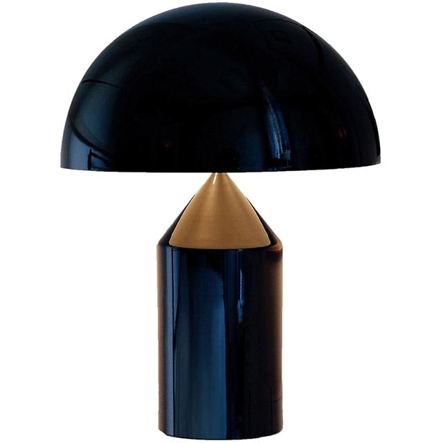 Oluce Atollo 233 Bordlampe 50 Cm Sort