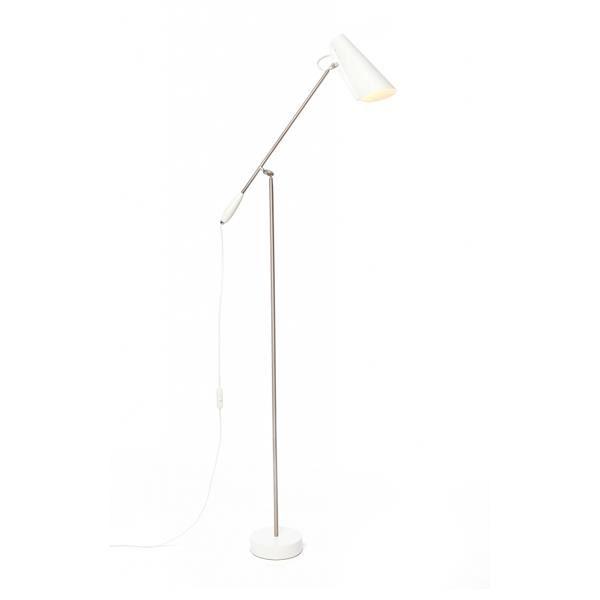 Northern Birdy Hvid Gulvlampe - Norsk Designklassiker