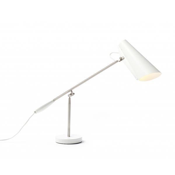 Northern Birdy Bordlampe i Hvid - Norsk Designklassiker