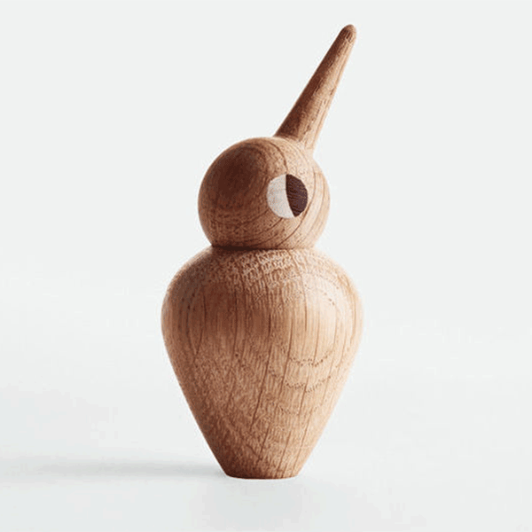 Architectmade Fugl Stor - Natur Eg  5700010900165