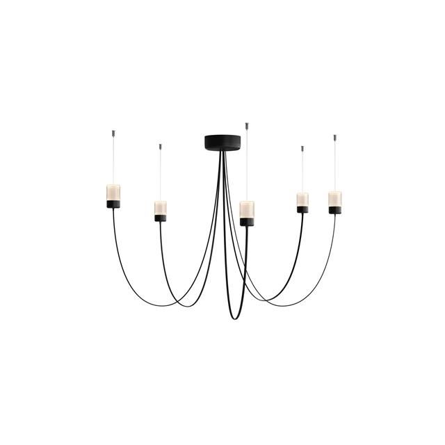 Moooi Gravity 5 Pendel Sort  8718282361123