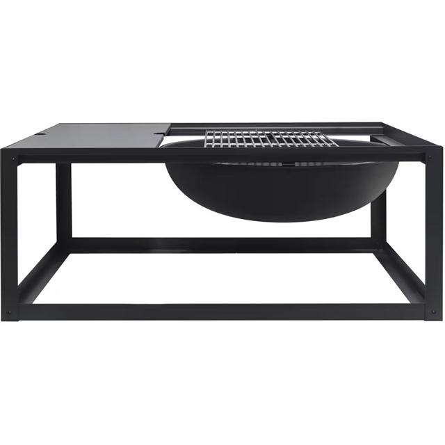 Mareld BBQ Ildsted med Grillrist - Elegant Sort Grillstation