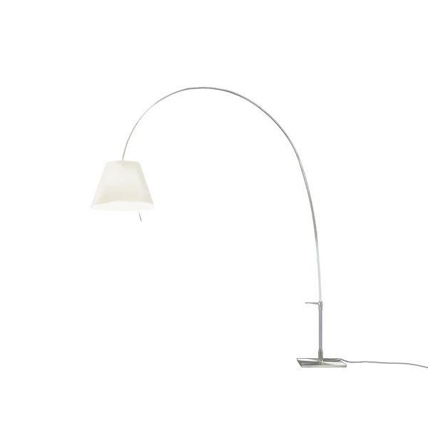 Luceplan Lady Costanza Gulvlampe Alu Krop Hvid Skærm