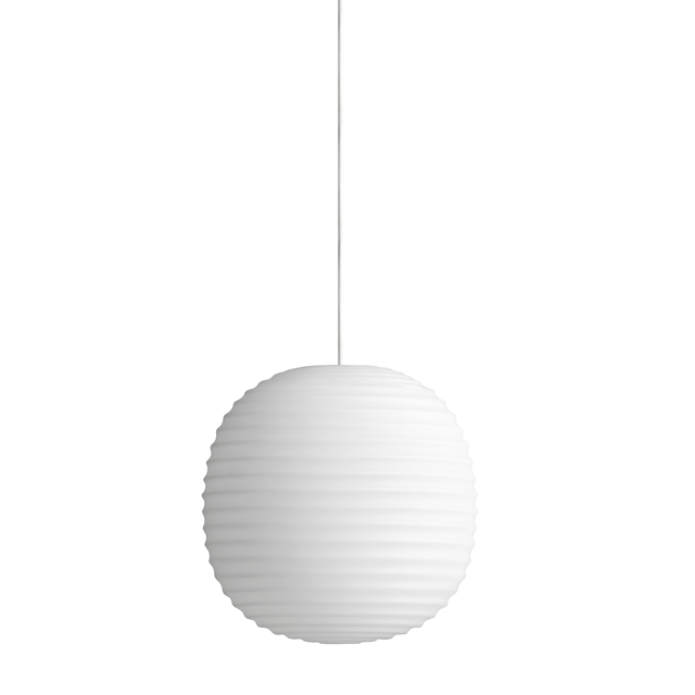 New Works Lantern Pendel I Matteret Hvid Opal Glas Lille  5712826206102