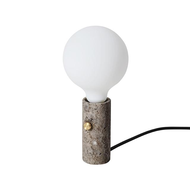 Håndlavet Core Pendelbordlampe i Nero Marquina