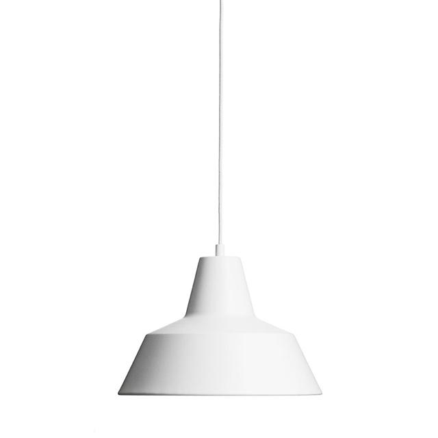 Made By Hand Værkstedslampe Pendel - Mat Hvid Designklassiker