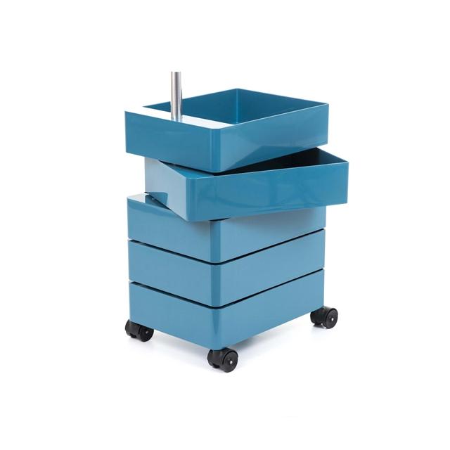 Magis 360 Container Rullevogn i Blå - Funktionel Design