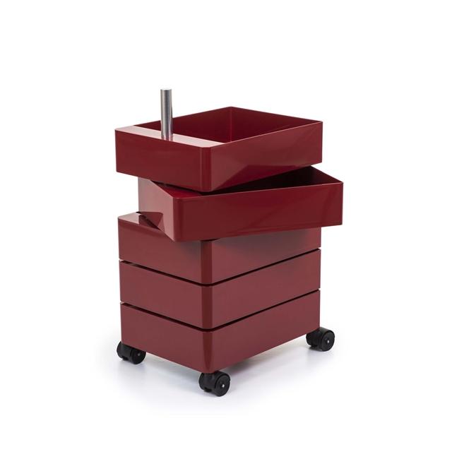Magis 360 Container Rullevogn i Bordeaux - Elegant Design