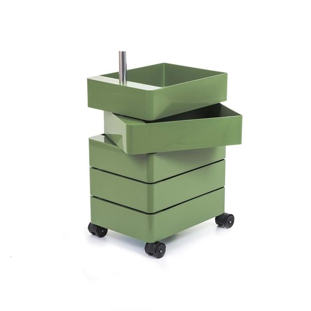 Magis 360 Container 5 Rullevogn - Grøn Mobil Opbevaring