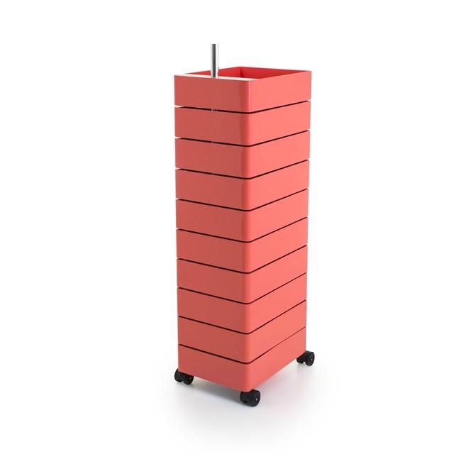 Magis 360 Container 10 Rullevogn Pink  8052283723604