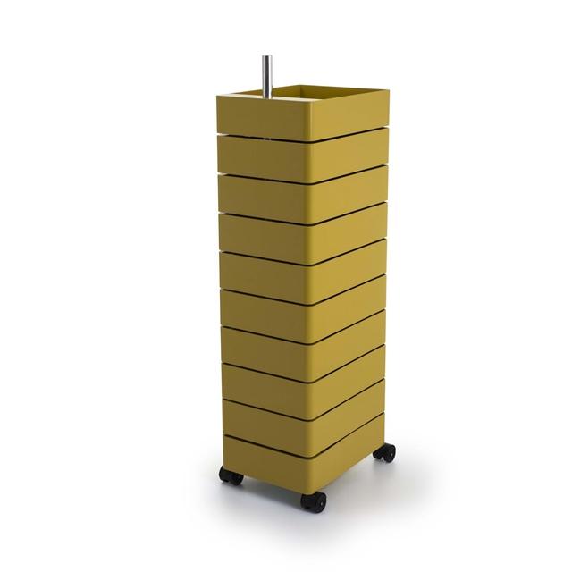 Magis 360 Container 10 Rullevogn Gul  8052283720863
