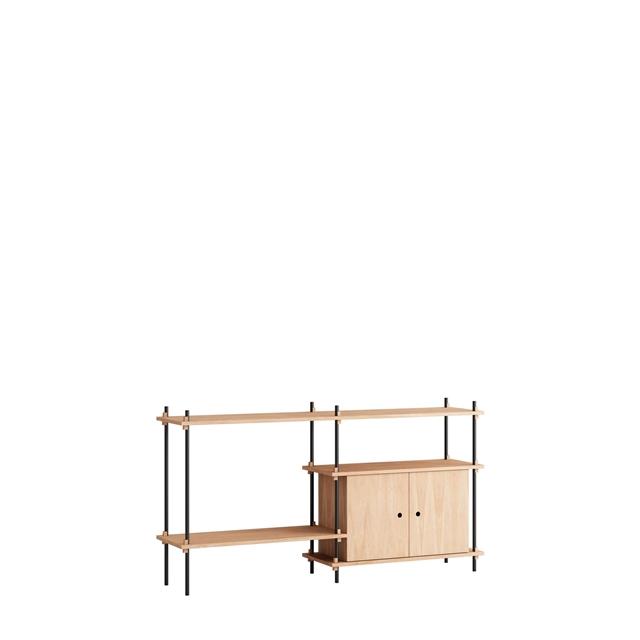 Moebe S852c Reolsystem i Egsort - Elegant og Enkel Design