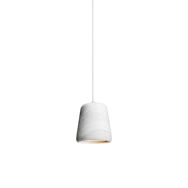 New Works Material Pendel Hvid Marmor  5712826201190