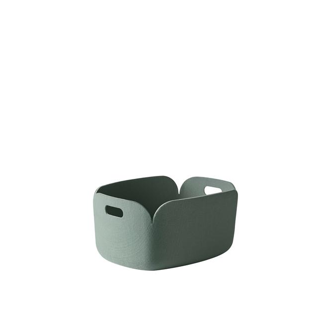 Muuto Restore Opbevaringskurv 48x35 Støvet Grøn