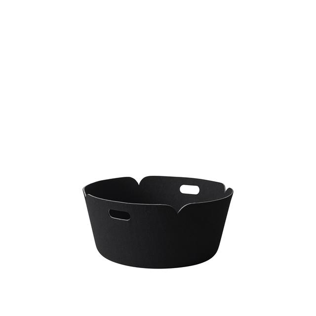 Muuto Restore Rund Opbevaringskurv - Sort Ø52 cm