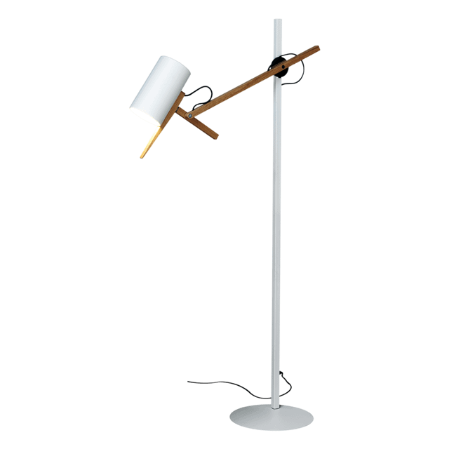 Marset Scantling Gulvlampe P73 i Hvid - Designet af Mathias Hahn