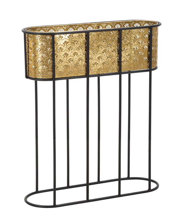 Glam Vase I Guldfarve Metal  -  60x20x70 Cm  8024609355066