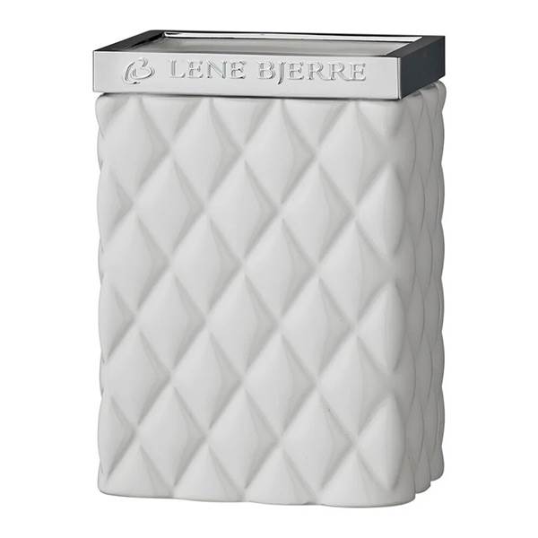 Lene Bjerre Portia Tandkrus 11 Cm - Hvid  5705764583329