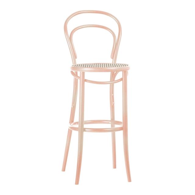 TON No 14 Barstol i Rattan - Designklassiker på Tilbud