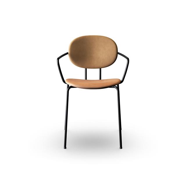 Sibast Furniture Piet Hein Spisebordsstol i Sort og Cognac