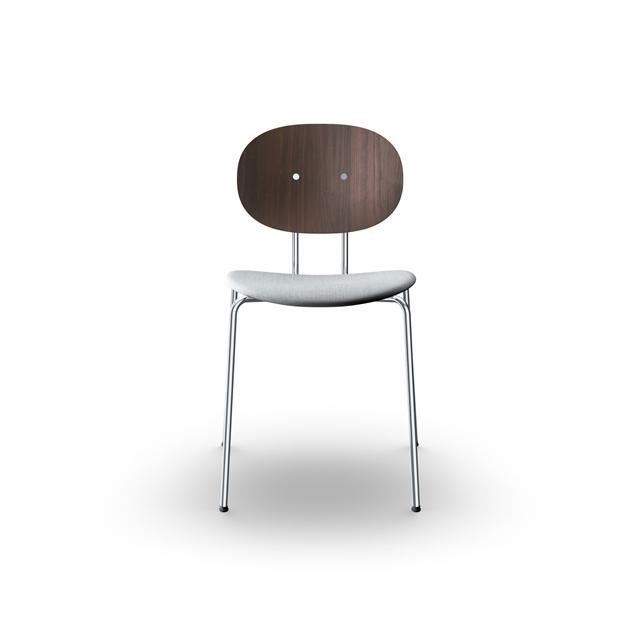 Sibast Furniture Piet Hein Spisebordsstol i Krom og Valnød