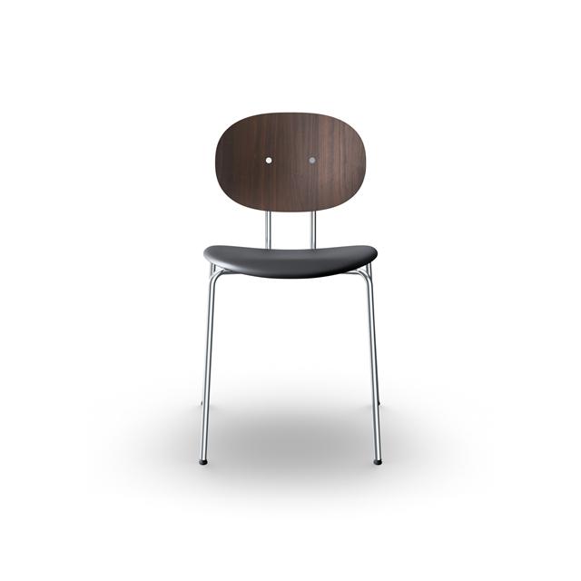 Sibast Furniture Piet Hein Spisebordsstol i Valnød og Læder