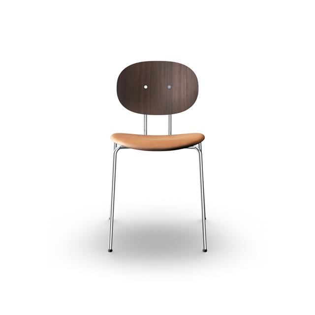 Sibast Furniture Piet Hein Spisebordsstol i Valnød og Læder