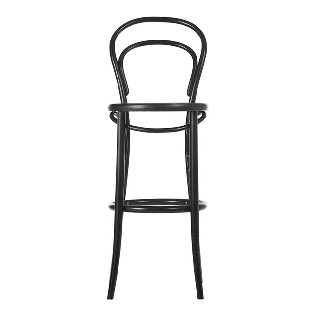 TON No 14 Barstol 76 cm - Sort Designklassiker på Tilbud!