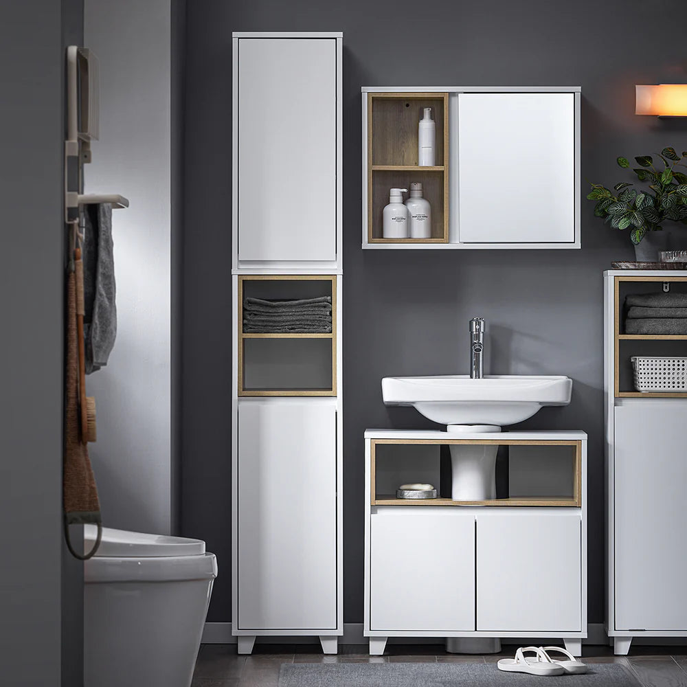Elegant Højskab til Badeværelse - Minimalistisk Design